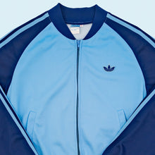 Lade das Bild in den Galerie-Viewer, Adidas Trainingsjacke 70er, blau, S