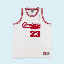 Lade das Bild in den Galerie-Viewer, Nike Team Trikot "LeBron James Cleveland Cavaliers" 00er, weiß, XXL