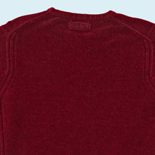 Lade das Bild in den Galerie-Viewer, Nautica Strickpullover/Sweatshirt "Material ähnlich wie velours", rot, M/L