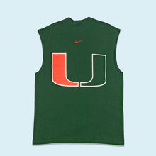 Lade das Bild in den Galerie-Viewer, Nike Tanktop "Miami Hurricanes" 90er Made in the USA, grün, XL