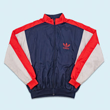 Lade das Bild in den Galerie-Viewer, Adidas Trainingsjacke 80er, rot/blau, M