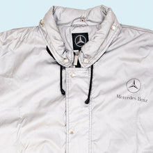 Lade das Bild in den Galerie-Viewer, Mercedes-Benz Jacke dünn, 00er, grau/silber, XXL