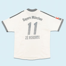 Lade das Bild in den Galerie-Viewer, Adidas Trikot "FC Bayern München Zè Roberto" 2002 climalite Made in Portugal, weiß, XS/S