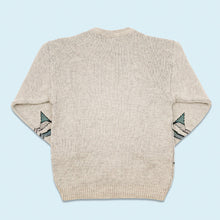 Lade das Bild in den Galerie-Viewer, Strickpullover 90er, grau, M