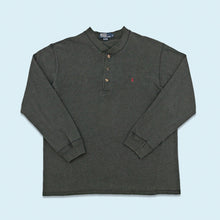 Lade das Bild in den Galerie-Viewer, Polo Ralph Lauren Sweatshirt "Henley" 00er, grau, XL