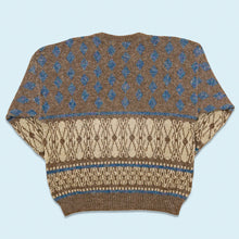 Lade das Bild in den Galerie-Viewer, Lupo Uomo Strickpullover 90er, braun, M/L