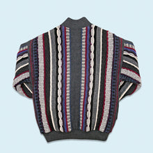 Lade das Bild in den Galerie-Viewer, Strickjacke "gefüttert" 90er, grau, M/L