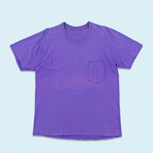 Lade das Bild in den Galerie-Viewer, T-Shirt "Vintage Allstars Pocket Tee" 70er/80er single stitch, lila, M