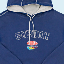 Lade das Bild in den Galerie-Viewer, Chase Authentic Hoodie "Jeff Gordon DuPont" 90er/00er, blau, XL/XXL schmal
