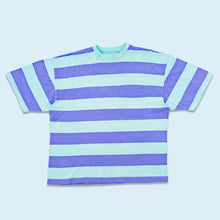 Lade das Bild in den Galerie-Viewer, T-Shirt "Vintage Allstars glow in the dark pocket tee" 90er/00er, blau/lila, L breit