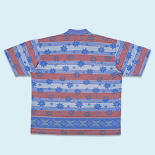 Lade das Bild in den Galerie-Viewer, Hugo Boss Poloshirt Made in Germany 90er, blau/rot, XL breit