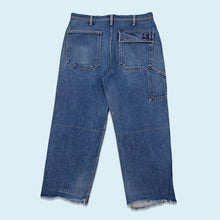 Lade das Bild in den Galerie-Viewer, Polo Jeans Company Hose "Military Carpenter double knee" Made in Mexico, blau, 34/27