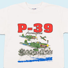 Lade das Bild in den Galerie-Viewer, Jerzees T-Shirt "P-39 Airacobra Team Davis" 1997, weiß, M