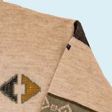 Lade das Bild in den Galerie-Viewer, Hugo Boss Strickpullover 90er Made in Italy, braun/beige, M/L breit