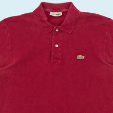 Lade das Bild in den Galerie-Viewer, Lacoste Poloshirt 80er/90er Made in France, rot, S