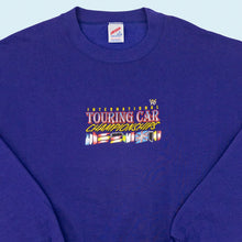 Lade das Bild in den Galerie-Viewer, Jerzees Sweatshirt "Touring Car Championships 1996" Made in the USA, lila, XL/XXL