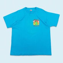 Lade das Bild in den Galerie-Viewer, Fruit of the Loom T-Shirt "Iguana Cantina" 90er Made in the USA single stitch, blau, XL