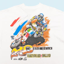 Lade das Bild in den Galerie-Viewer, Fruit of the Loom T-Shirt "Grand Prix Valkenswaard Holland 250" 1997 Made in the USA single stitch, weiß, M/L sehr breit