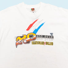 Lade das Bild in den Galerie-Viewer, Fruit of the Loom T-Shirt "Grand Prix Valkenswaard Holland 250" 1997 Made in the USA single stitch, weiß, M/L sehr breit