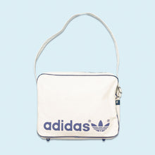 Lade das Bild in den Galerie-Viewer, Adidas Umhängetasche 80er Made in Taiwan, beige/blau