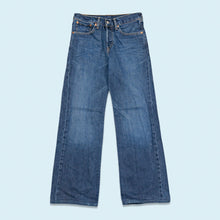 Lade das Bild in den Galerie-Viewer, Levi's Hose, "wide leg" blau, 28/28