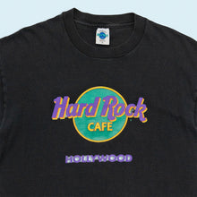 Lade das Bild in den Galerie-Viewer, Hard Rock Cafe T-Shirt "Hollywood" 90er single stitch Made in the USA, schwarz, L/XL