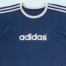 Lade das Bild in den Galerie-Viewer, Adidas T-Shirt "ringer" 2004, blau, M Damen