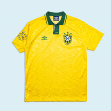 Lade das Bild in den Galerie-Viewer, Umbro Trikot "Nationalmannschaft CBF Brazilien" 1991-93, gelb, XL