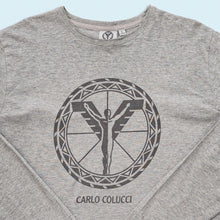 Lade das Bild in den Galerie-Viewer, Carlo Colucci Longsleeve "Logo", grau, L