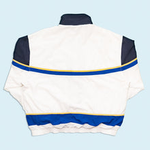 Lade das Bild in den Galerie-Viewer, Australian Trainingsjacke 90er Made in Italy, weiß/blau, L/XL breit