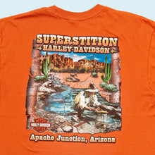Lade das Bild in den Galerie-Viewer, Harley Davidson T-Shirt "Apache Junction" 2013, orange, L/XL