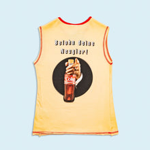 Lade das Bild in den Galerie-Viewer, Coke Tanktop "Vanilla Coke Promo" 2000er, gelb/beige, XS/S Damen