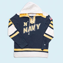 Lade das Bild in den Galerie-Viewer, Champion Hoodie "Navy Midshipmen", blau, M/L