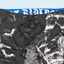 Lade das Bild in den Galerie-Viewer, Fox Riders Surfshorts "Privateer Boardshort" NEU 00er, schwarz/weiß, 34