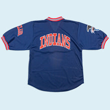 Lade das Bild in den Galerie-Viewer, Pro One Trikot "Cleveland Indians" Pro Badge 90er Made in England, blau, L