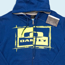 Lade das Bild in den Galerie-Viewer, Oakley Zip Hoodie "Fang Tooth" Deadstock, blau, XL