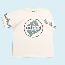 Lade das Bild in den Galerie-Viewer, T-Shirt "Adidas bootleg" 90er, beige, XL