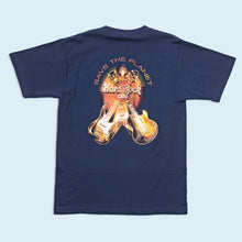 Lade das Bild in den Galerie-Viewer, Hard Rock Cafe T-Shirt "Amsterdam Save the Planet" 90er, blau, M