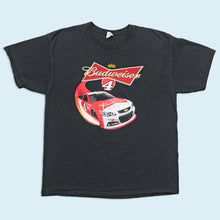 Lade das Bild in den Galerie-Viewer, Fruit of the Loom Heavy Cotton T-Shirt "Budweiser Nascar", schwarz, L