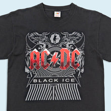 Lade das Bild in den Galerie-Viewer, Fuit of the Loom Heavy Cotton T-Shirt "AC DC Black Ice" 00er, schwarz, S/M