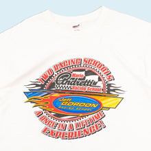 Lade das Bild in den Galerie-Viewer, Anvil T-Shirt "Jeff Gordon & Mario Endretti Racing School" 00er, weiß, L/XL