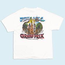 Lade das Bild in den Galerie-Viewer, Stedman by Hanes T-Shirt "Fox Hill Grand Prix" Deadstock 1998, weiß, L/XL