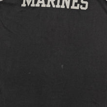 Lade das Bild in den Galerie-Viewer, Velva Sheen T-Shirt "Marines" 70er/80er, schwarz, S/M