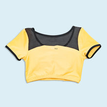 Lade das Bild in den Galerie-Viewer, Nike Top "Centerswoosh" Dri F.I.T. 90er, gelb, XS