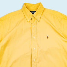 Lade das Bild in den Galerie-Viewer, Polo Ralph Lauren Hemd "blake" 00er, gelb, L/XL (tagged M)