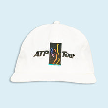 Lade das Bild in den Galerie-Viewer, Adidas Mütze "ATP Tennis Tour 100% Nylon" 90er Made in Korea, weiß, Einheitsgröße