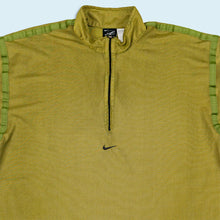 Lade das Bild in den Galerie-Viewer, Nike x Andre Agassi Trikot "Tennis Centerswoosh" 90er Dri F.I.T. Made in El Salvador, grün, XL (tagged L)