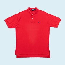 Lade das Bild in den Galerie-Viewer, Polo Ralph Lauren Poloshirt 90er/00er, rot, M/L