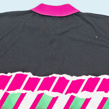 Lade das Bild in den Galerie-Viewer, Nike Challenge Court Poloshirt "Andre Agassi" 90er Made in Italy, weiß/schwarz/lila, M/L