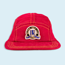 Lade das Bild in den Galerie-Viewer, SJ Mütze "Beijing Golf Club China" 5 Panel 90er, rot, Einheitsgröße